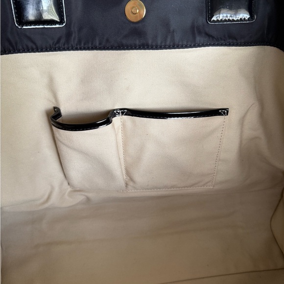 Tory Burch Small Ella Tote Bag in Black - Picture 6 of 16